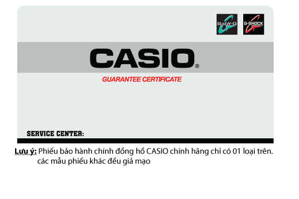 Phân biệt đồng hồ Casio chính hãng và giả mạo